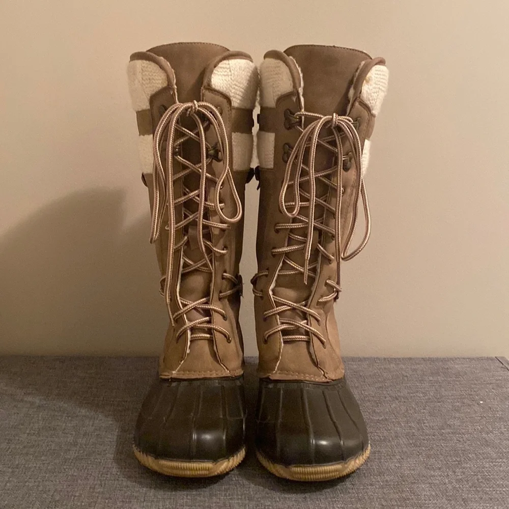 Tall Duck Boots - Picture 1 of 4